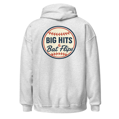 Big Hits & Bat Flips Unisex Hoodie