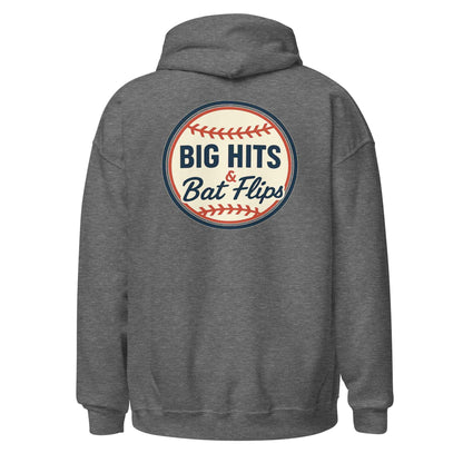 Big Hits & Bat Flips Unisex Hoodie