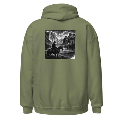 JuustAClothCo Yosemite Cowboy Unisex Hoodie