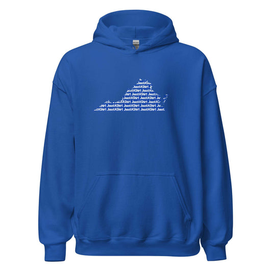 blue Hampton Virginia unisex hoodie with white graphic text design, celebrating HBCU pride and Hampton legacy