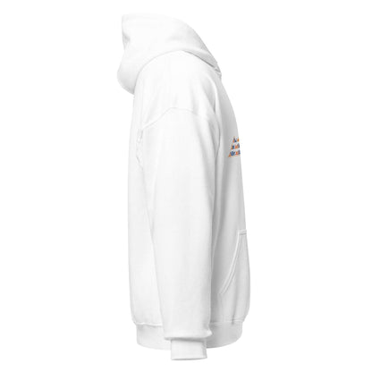 Virginia State Unisex Hoodie white side view cozy soft fabric with hood and front pocket