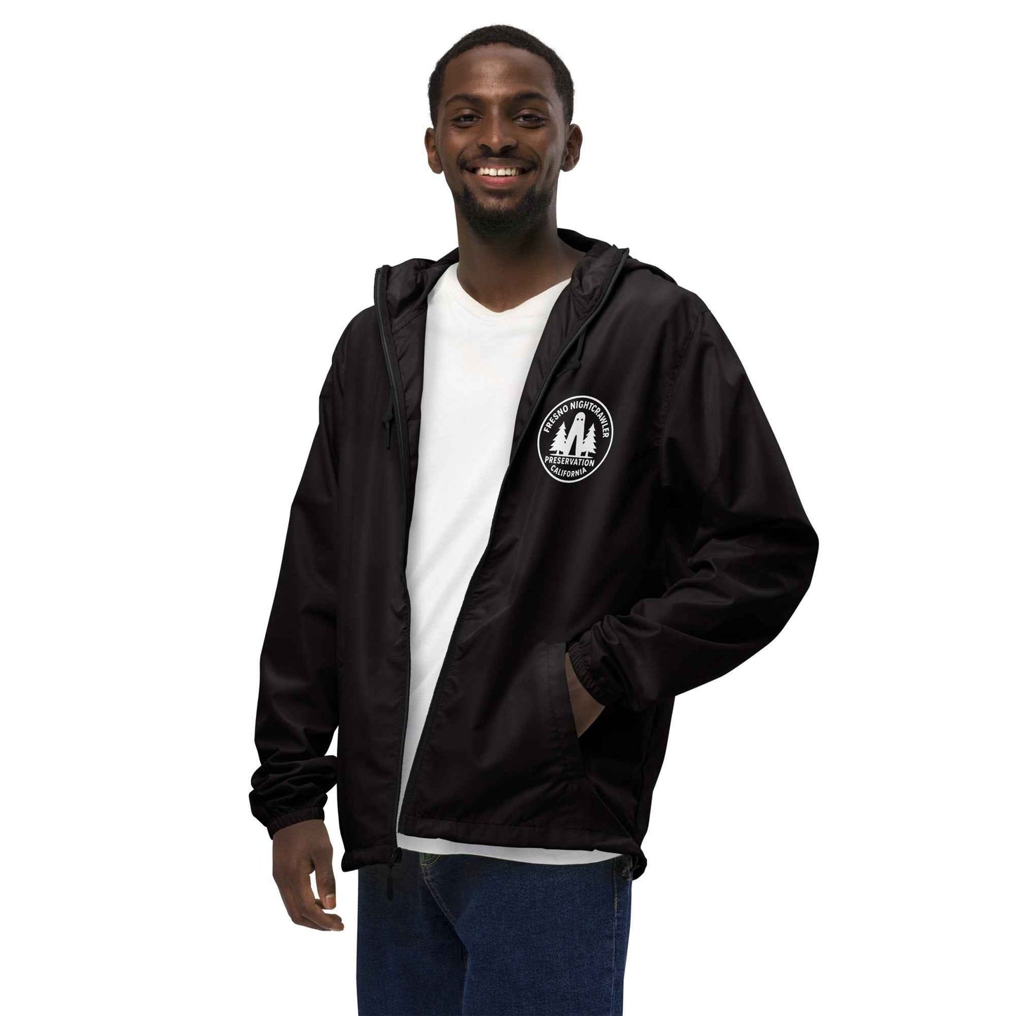 Fresno Nightcrawler Unisex lightweight zip up windbreaker