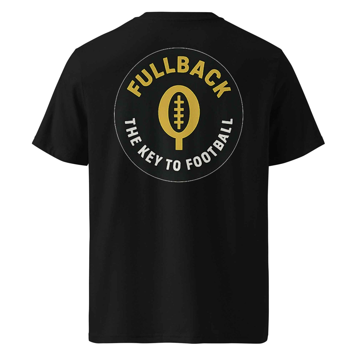 Fullback run the ball Unisex organic ribbed neck t-shirt