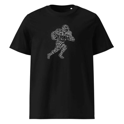 Fullback run the ball Unisex organic ribbed neck t-shirt