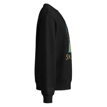 San Jose Art Deco Oversized heavyweight sweatshirt