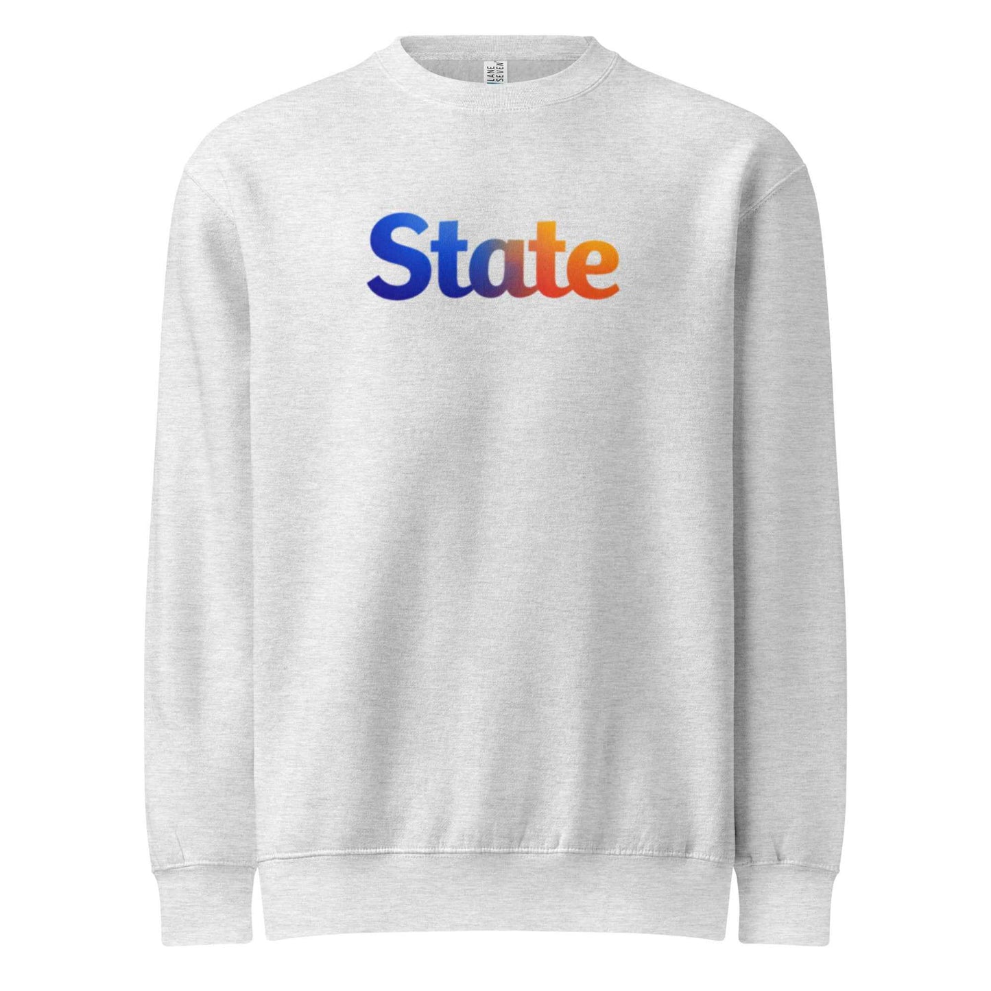State premium crew neck sweatshirt