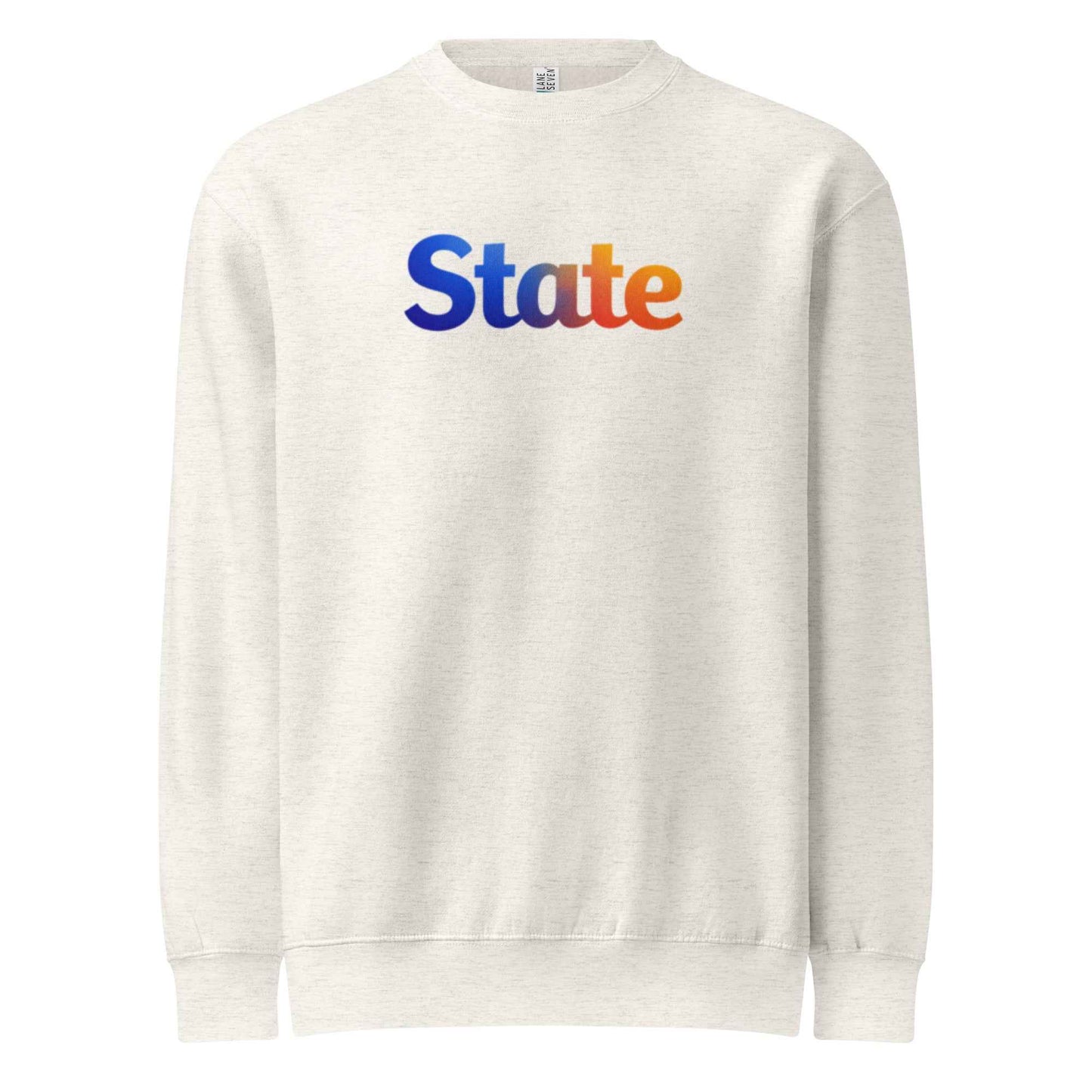 State premium crew neck sweatshirt