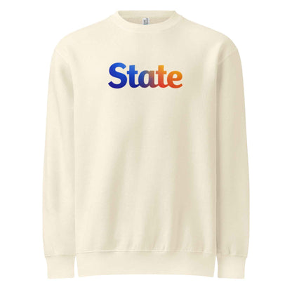 State premium crew neck sweatshirt