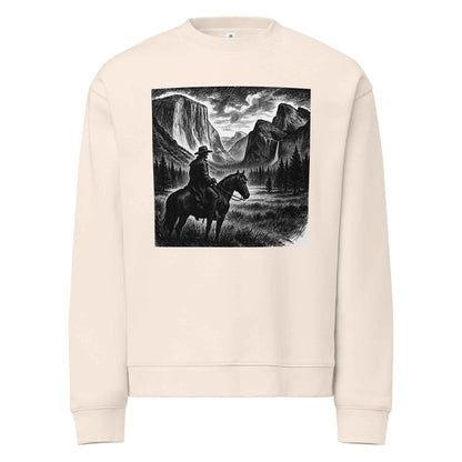 Yosemite Cowboy Unisex relax crew neck sweatshirt