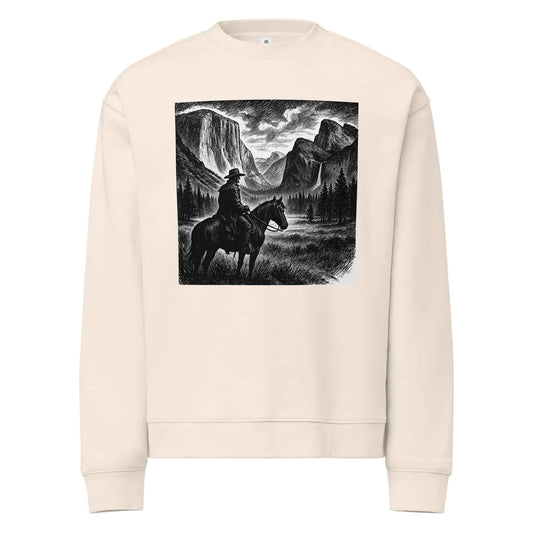 Yosemite Cowboy Unisex relax crew neck sweatshirt
