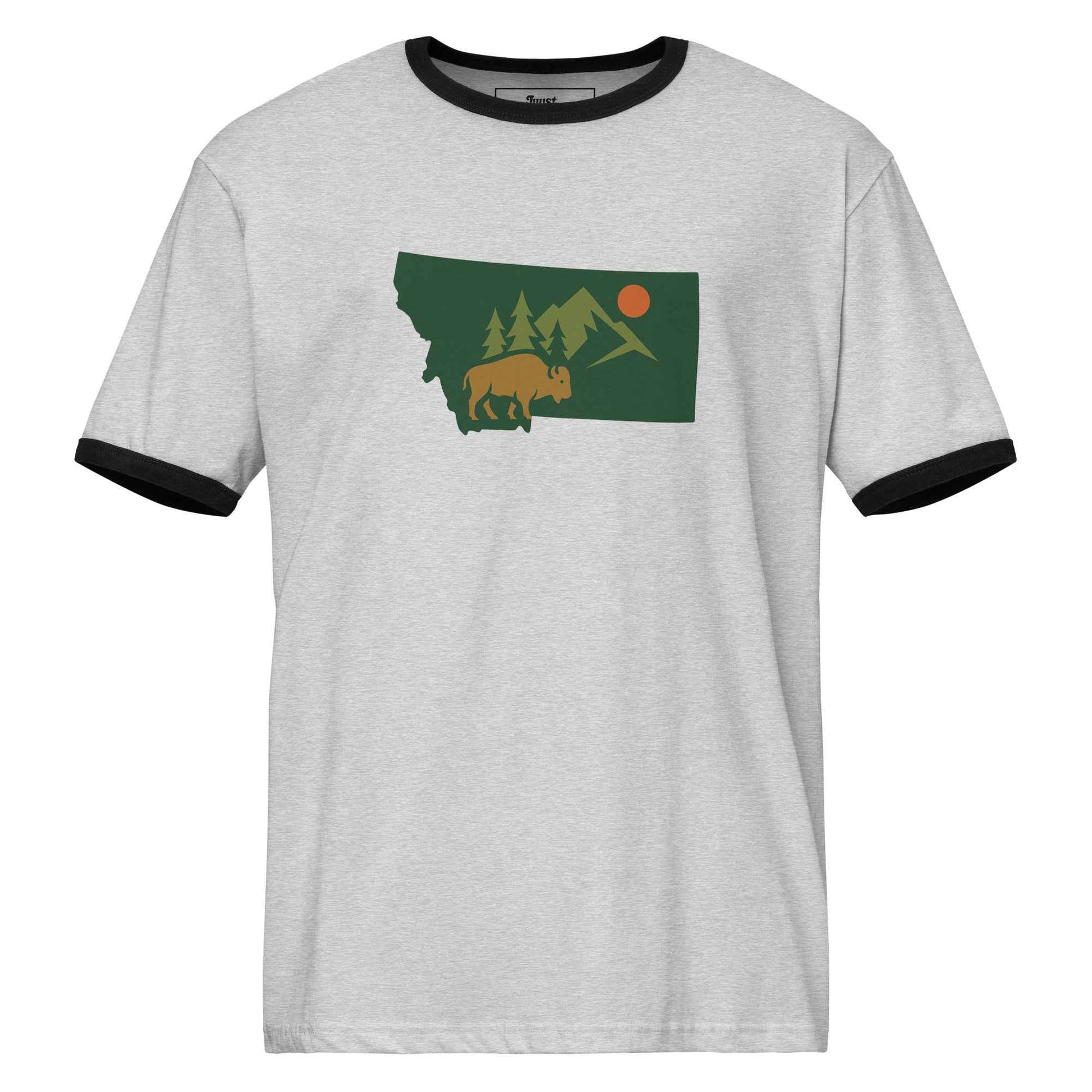 Montana Unisex ringer t-shirt