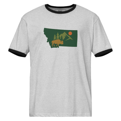 Montana Unisex ringer t-shirt