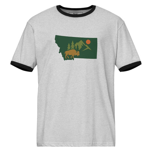Montana Unisex ringer t-shirt