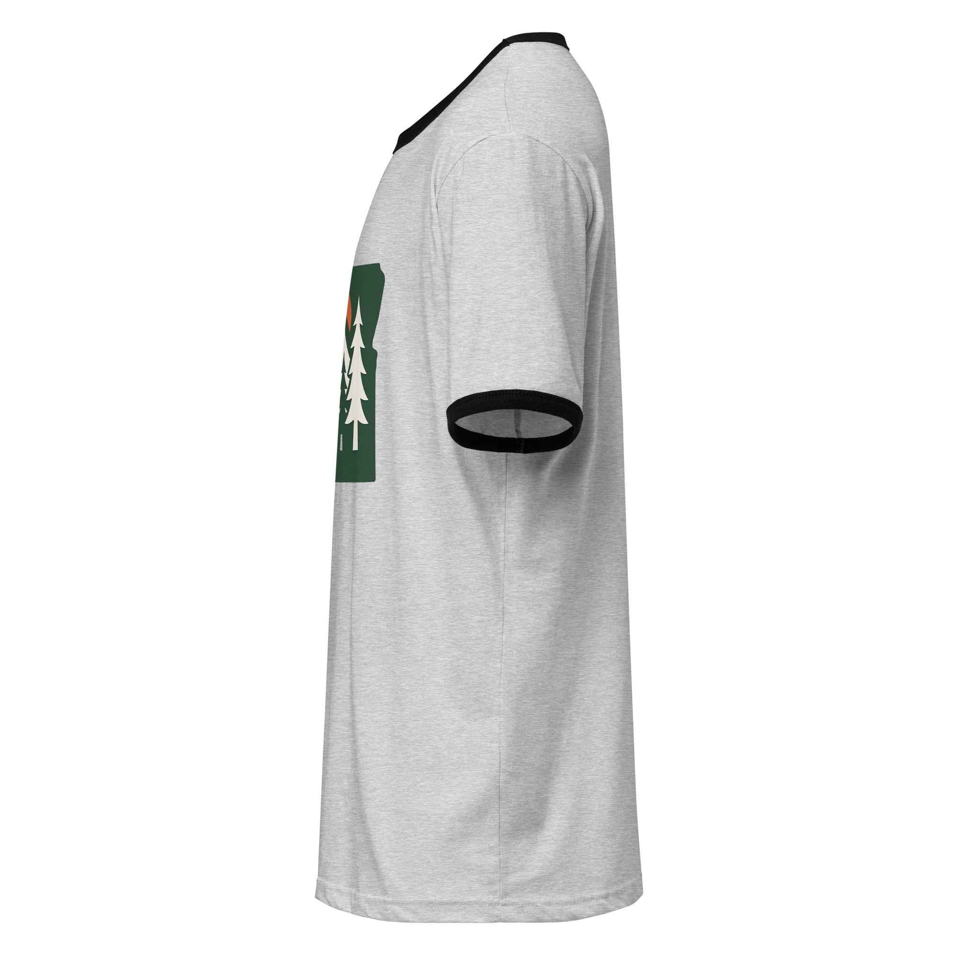 Oregon Unisex ringer t-shirt