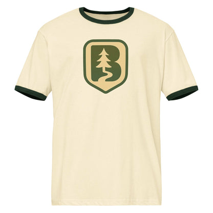 70s Boise Unisex ringer t-shirt with retro design and contrast trims in lightweight cotton