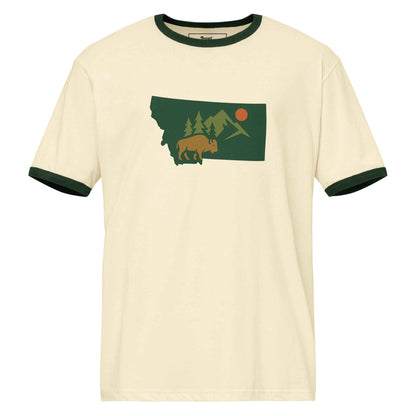Montana Unisex ringer t-shirt