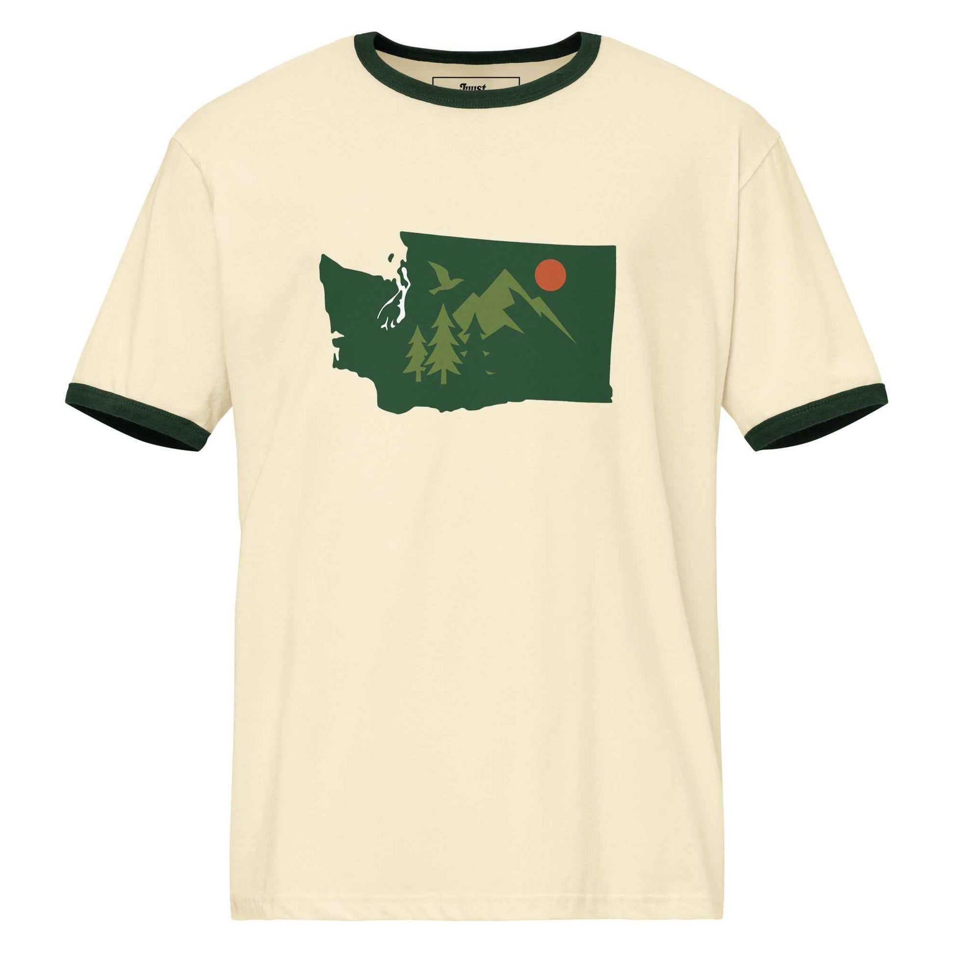 Washington State Unisex ringer t-shirt